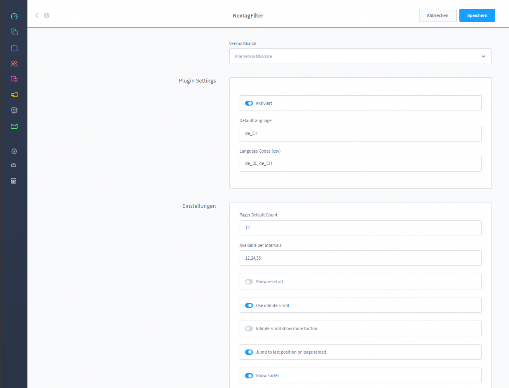 Shopware Filter und Suche Plugin