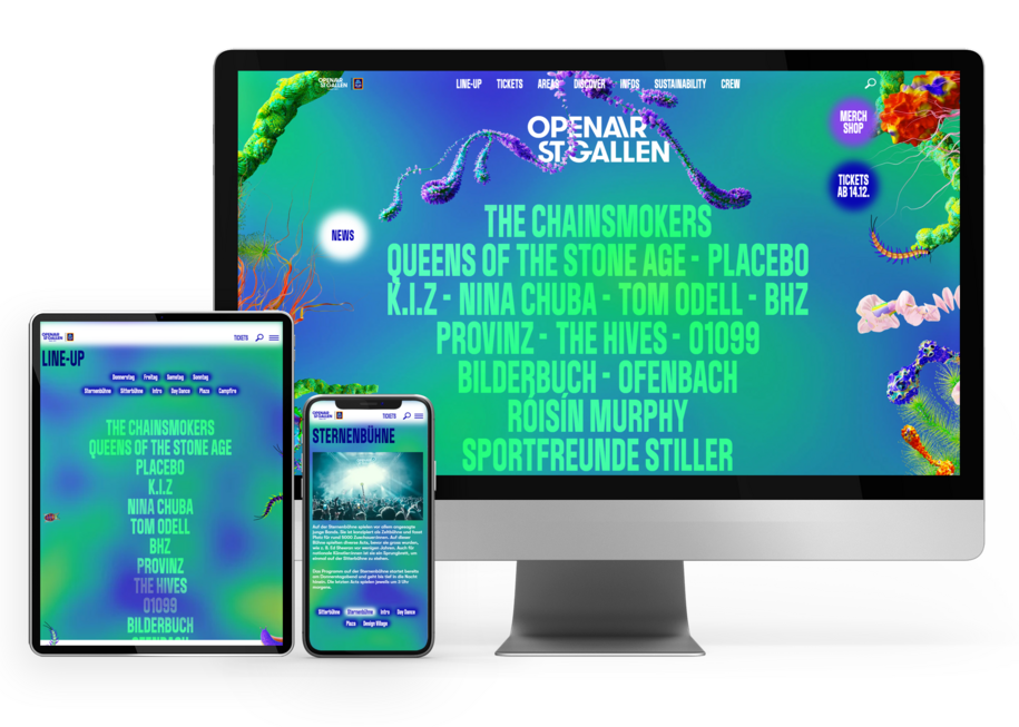 WordPress-Website OpenAir 2024