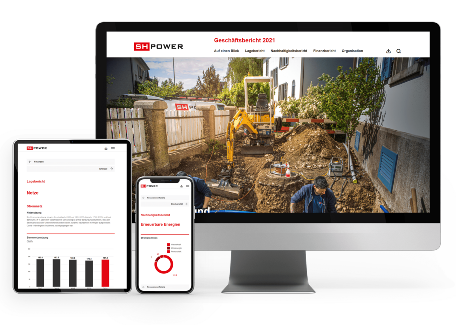 Online Geschäftsbericht für SH Power