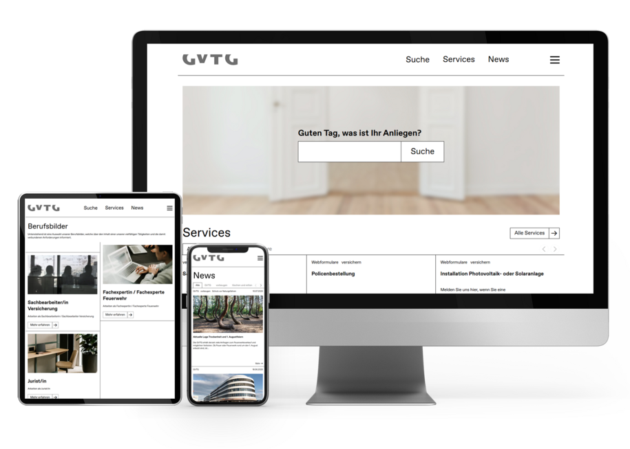 TYPO3 Website für die Gebäudeversicherung Thurgau