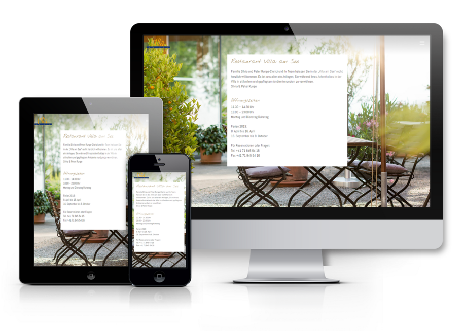 Klein aber Fein - WordPress Lösung für die Villa am See