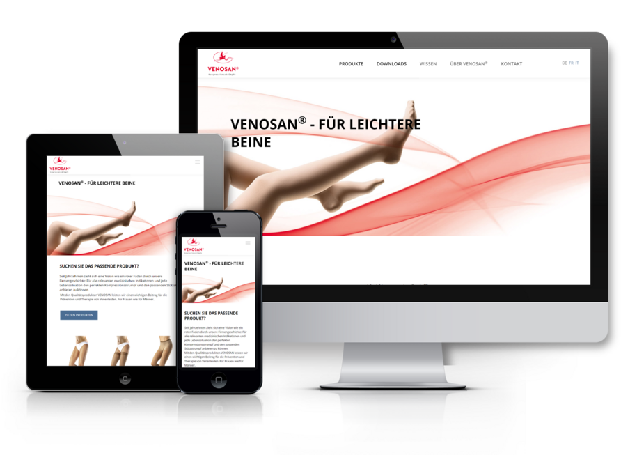 WordPress Umsetzung für Venosan