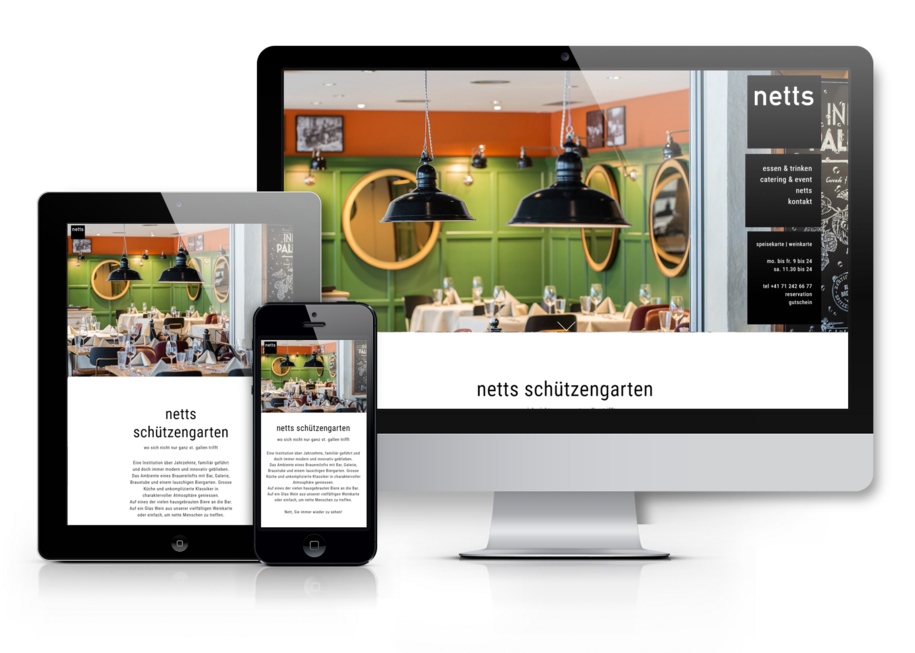 WordPress Website für Netts Schützengarten