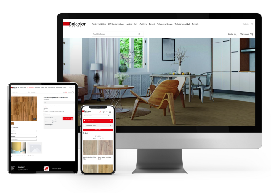 Shopware 6 Online Shop für Belcolor