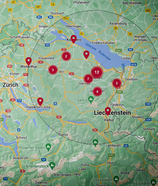Abacus Partnerfinder. TYPO3-Extension mit Google Map