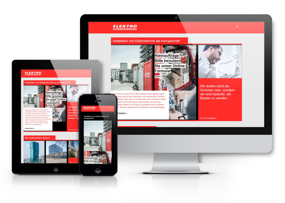 WordPress Website für Elektro Compagnoni