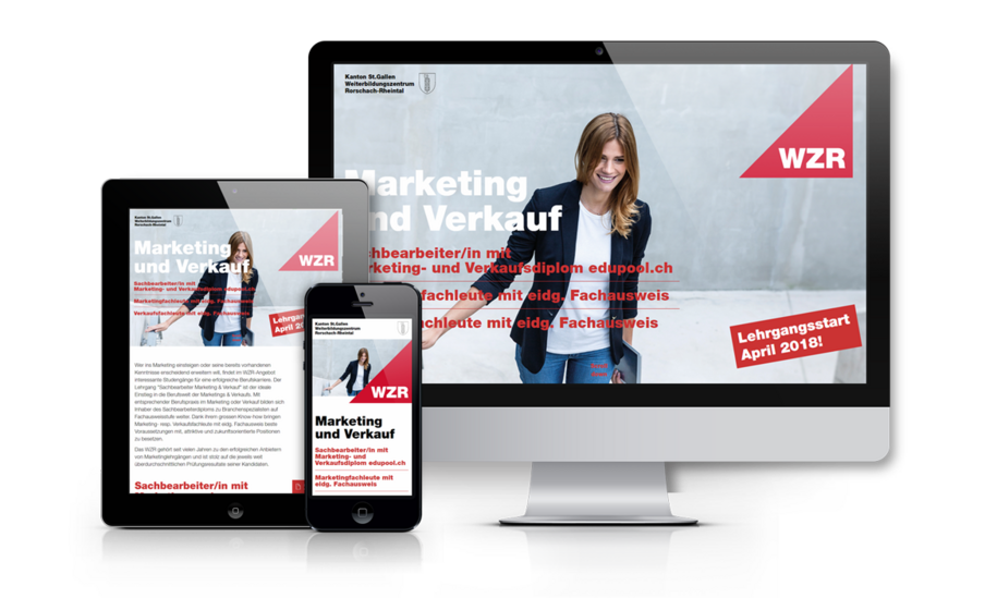 Website mit dem CMS TYPO3 für WZR