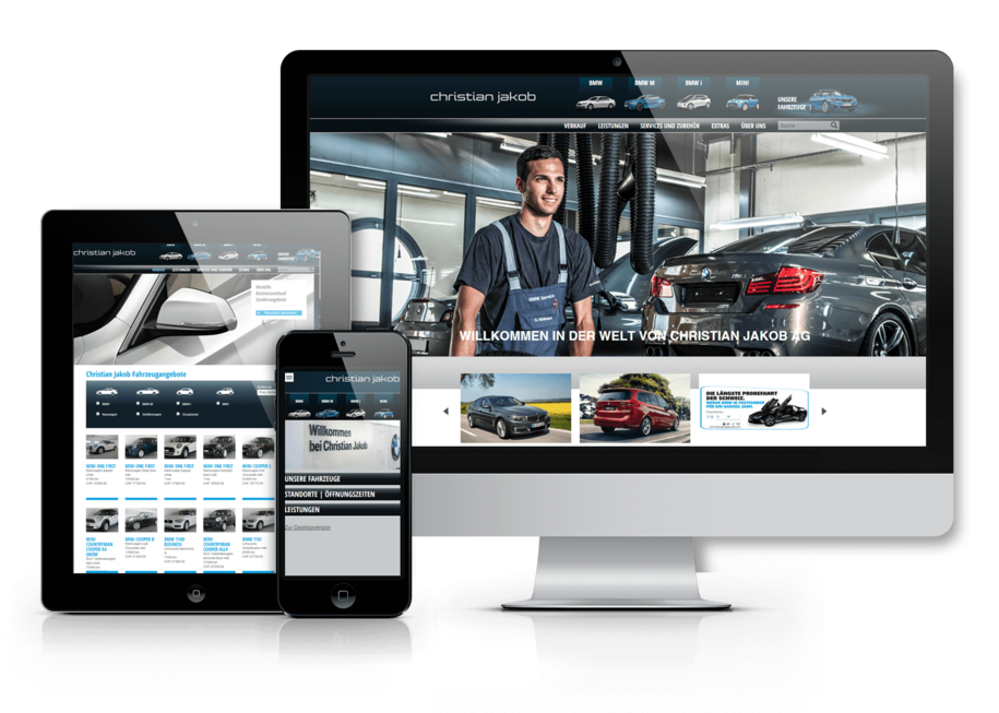 Refresh der Webpräsenz für die Christian Jakob AG