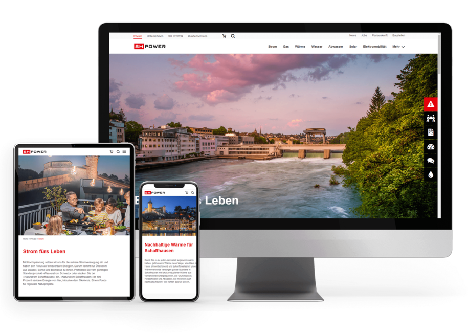 Webdesign und technische Umsetzung für SH Power