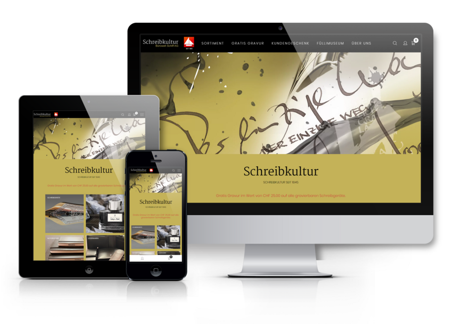 WooCommerce Shop für Schreibkultur