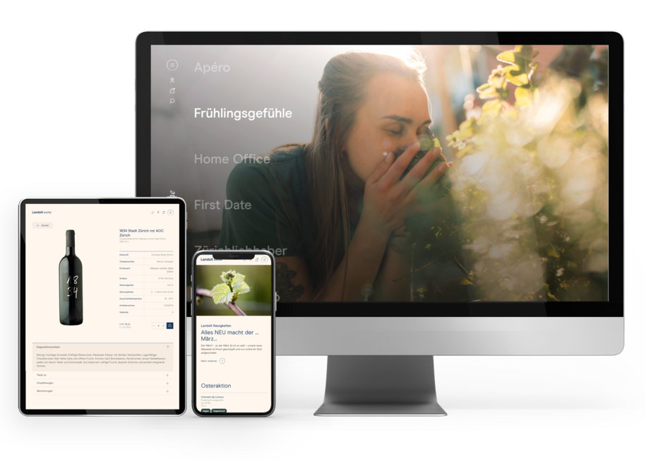 Shopware 6 Online Shop für Landolt Weine