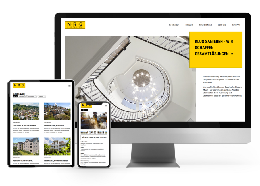 WordPress Website für N-R-G