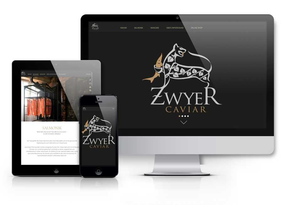 Online Shop WooCommerce und WordPress Blog für Zwyercaviar