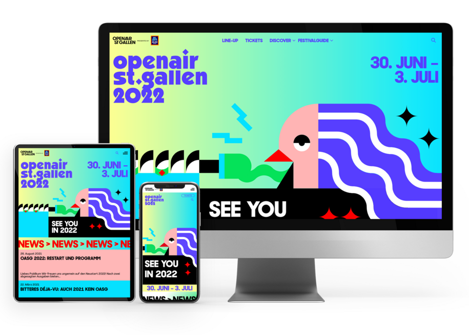 Responsive Website Open Air St.Gallen