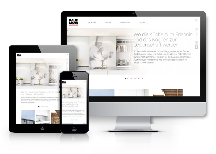 TYPO3 Website für Kaufmann Oberholzer AG