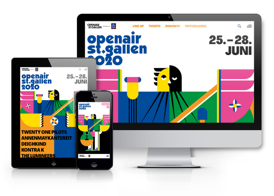 Responsive Website Open Air St.Gallen