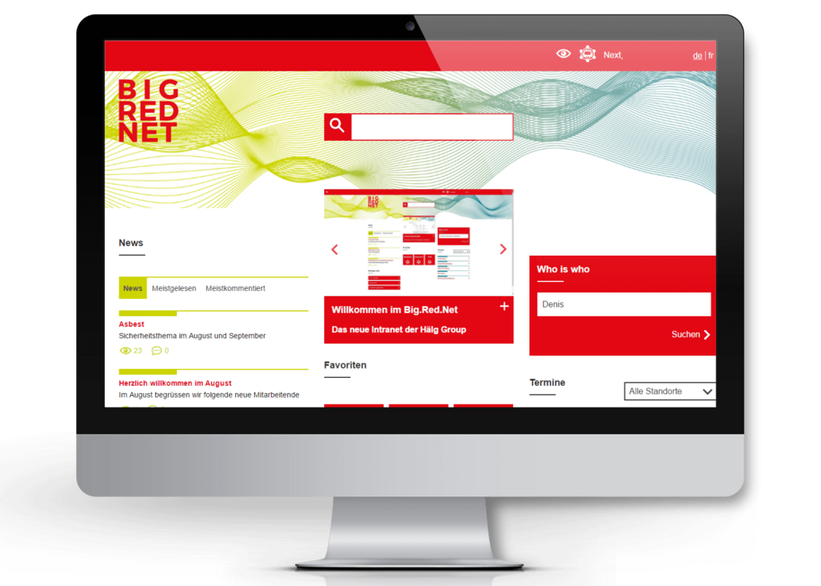 TYPO3 Intranet für Hälg