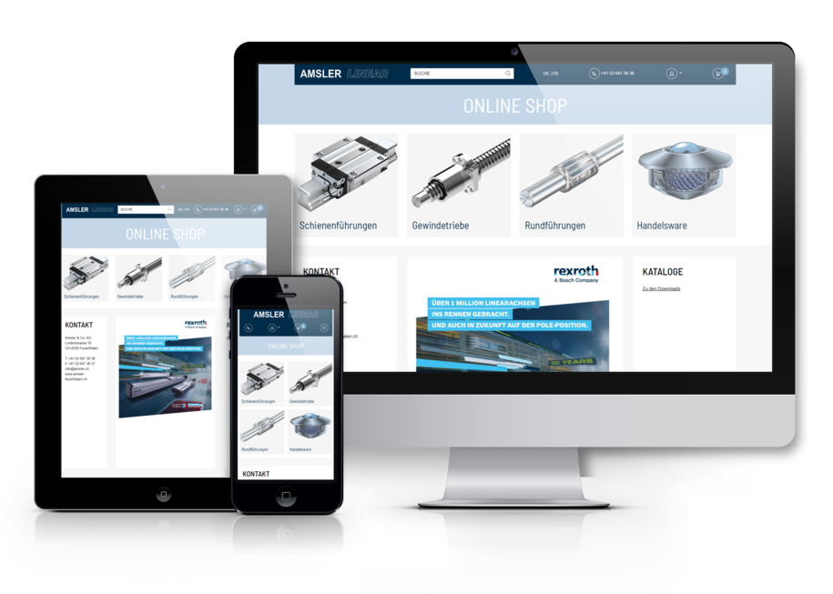 Amsler Online Shop mit Abacus AbaShop