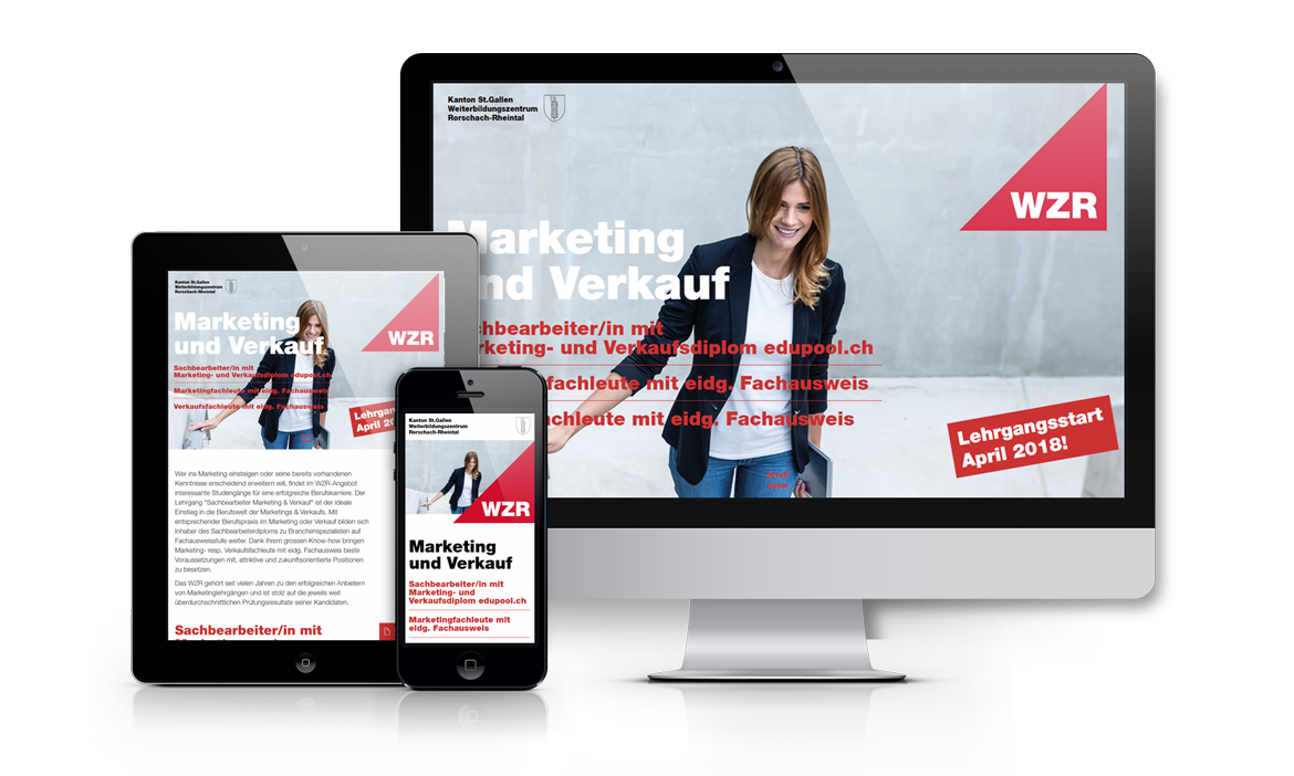 Website mit dem CMS TYPO3 für WZR