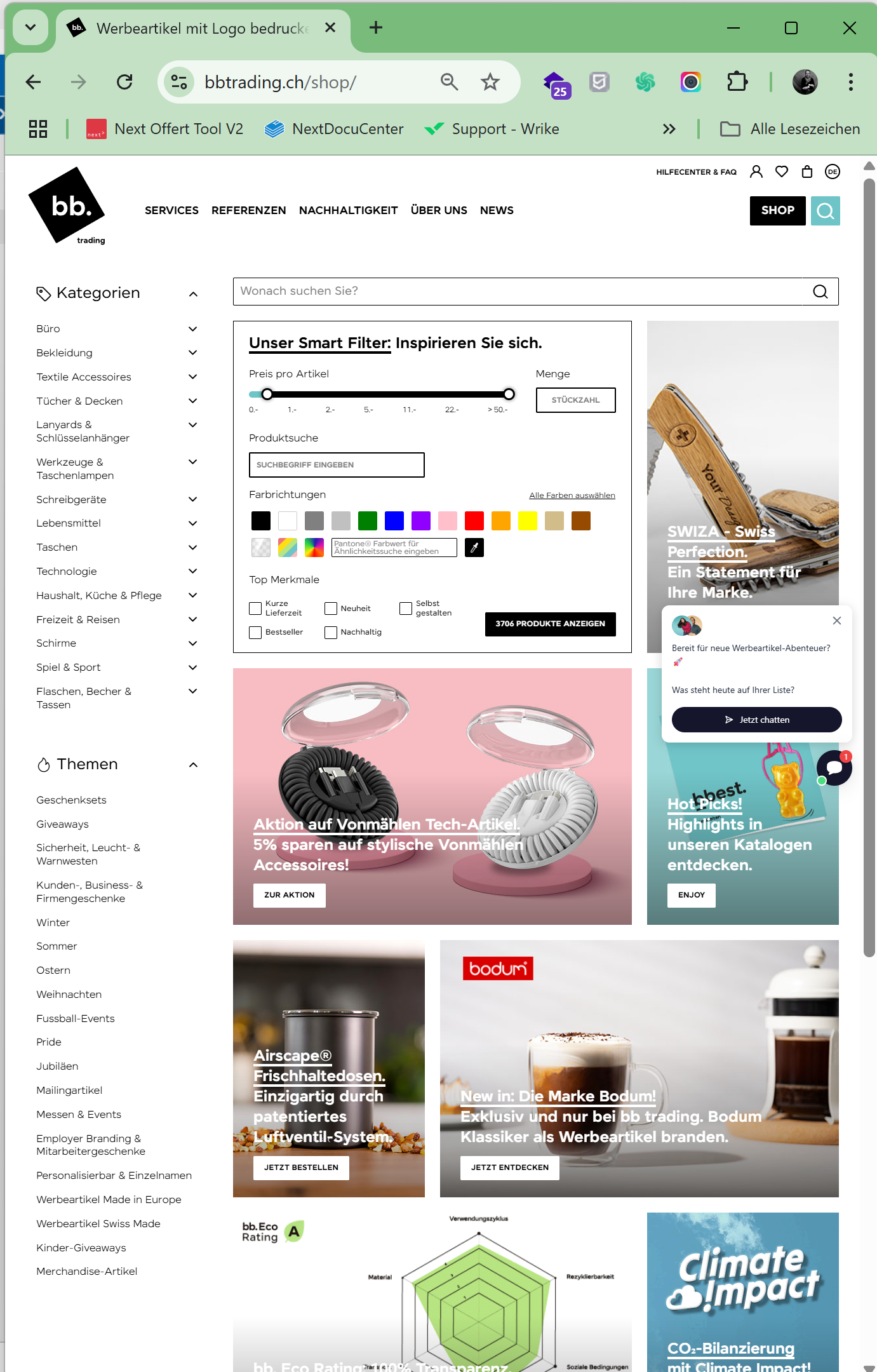 Next AG - Algolia KI-Suche bei bbtrading
