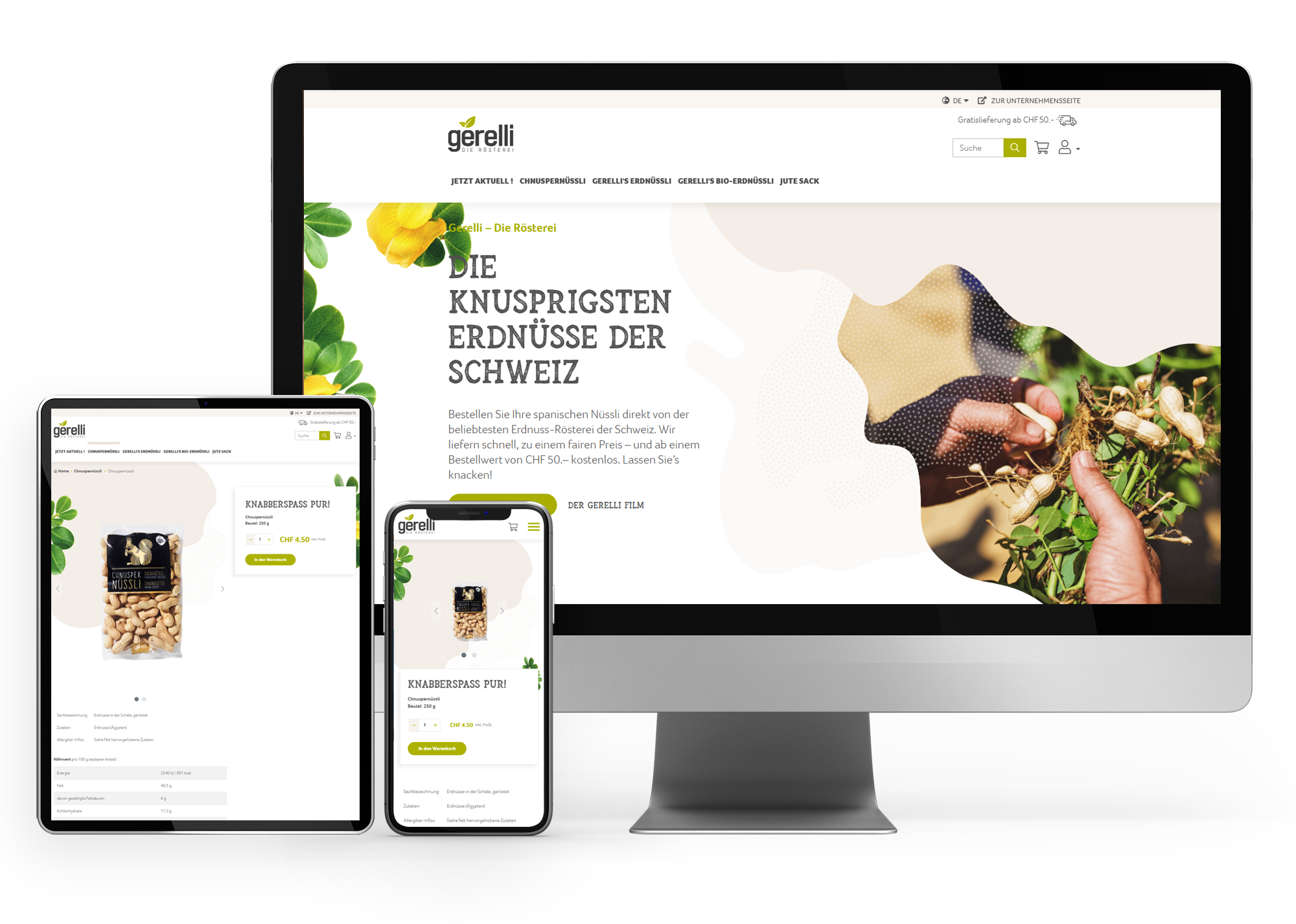 Shopware 6 Online Shop für Gerelli