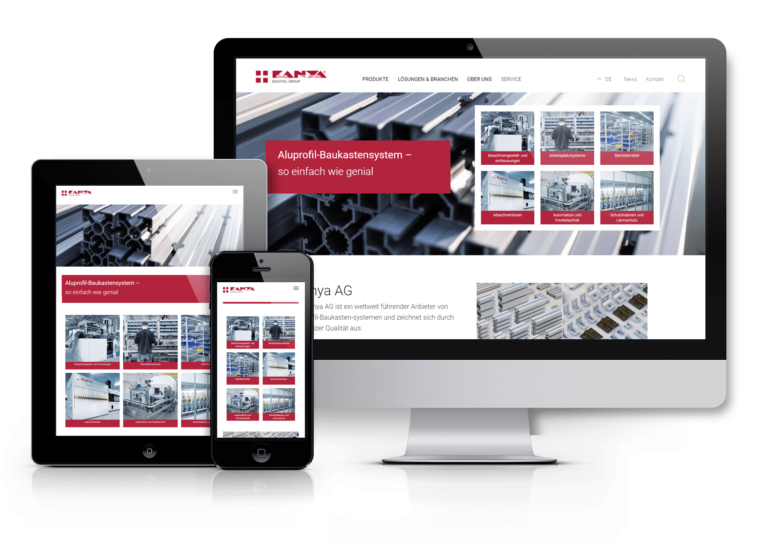 Website mit TYPO3 CMS und Schnittstelle zu Traceparts