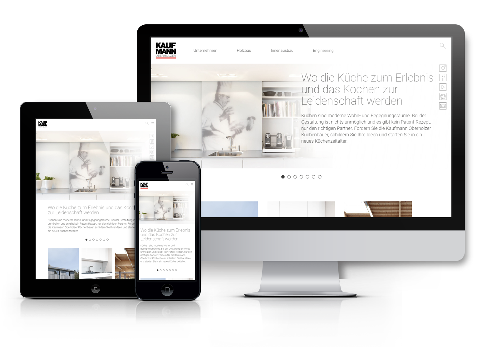 TYPO3 Website für Kaufmann Oberholzer AG