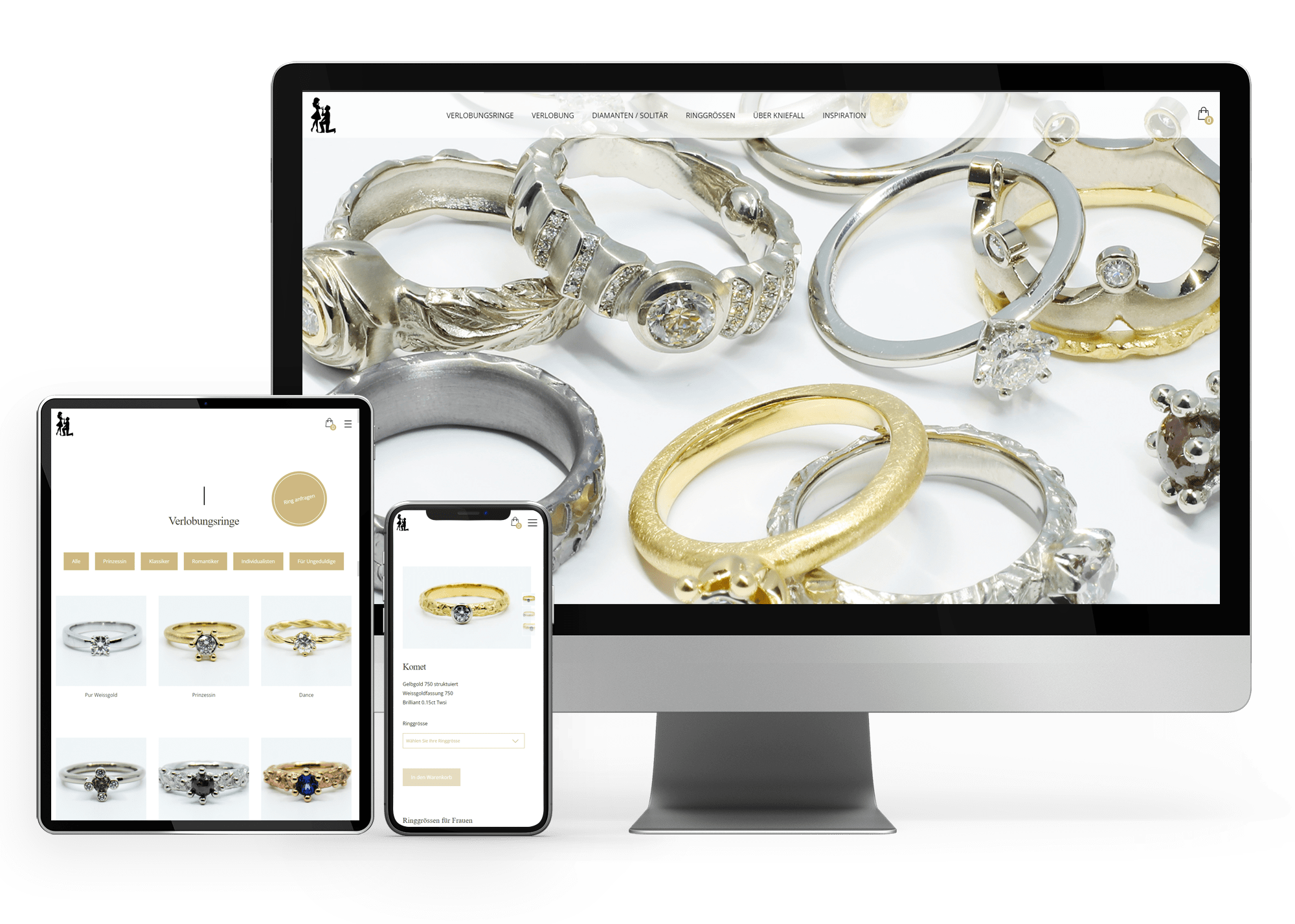 Online-Shop für Kniefall