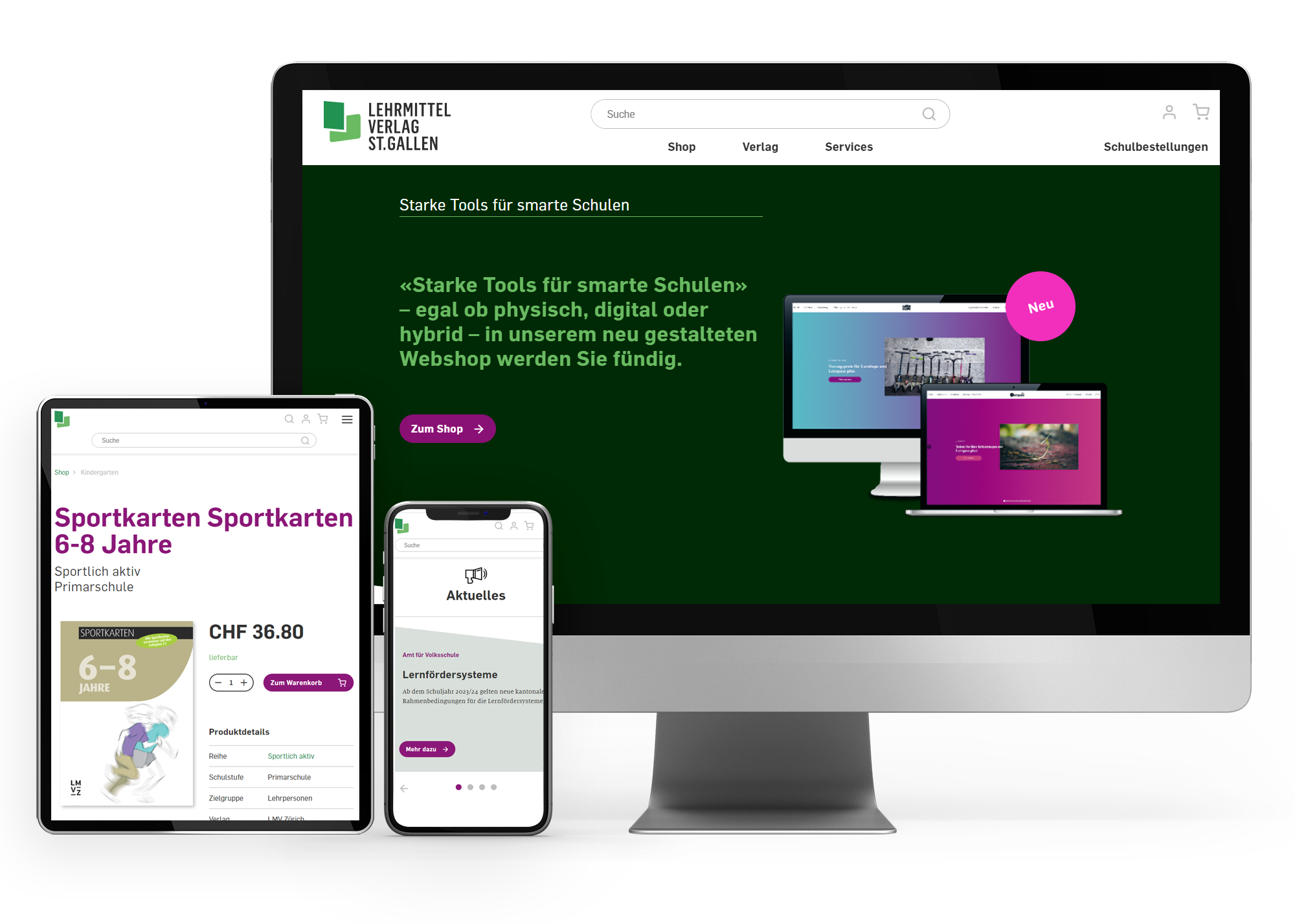 Shopware Shop mit Schnittstelle zu Abacus und WordPress