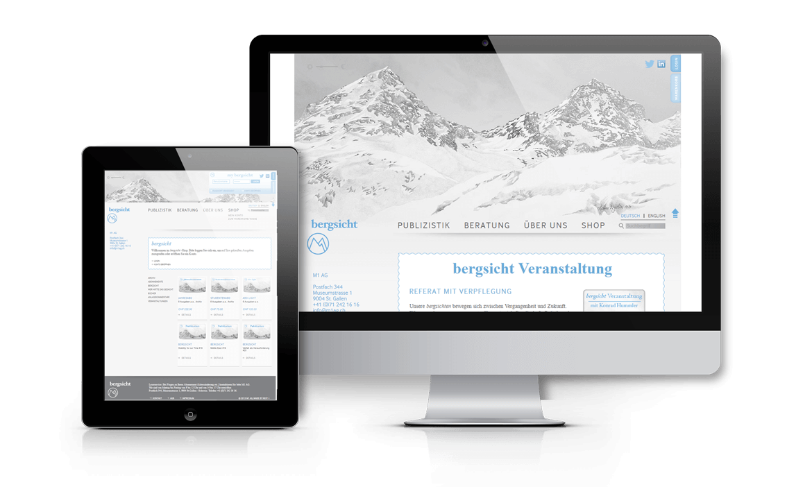 Abacus Online Shop für M1 AG