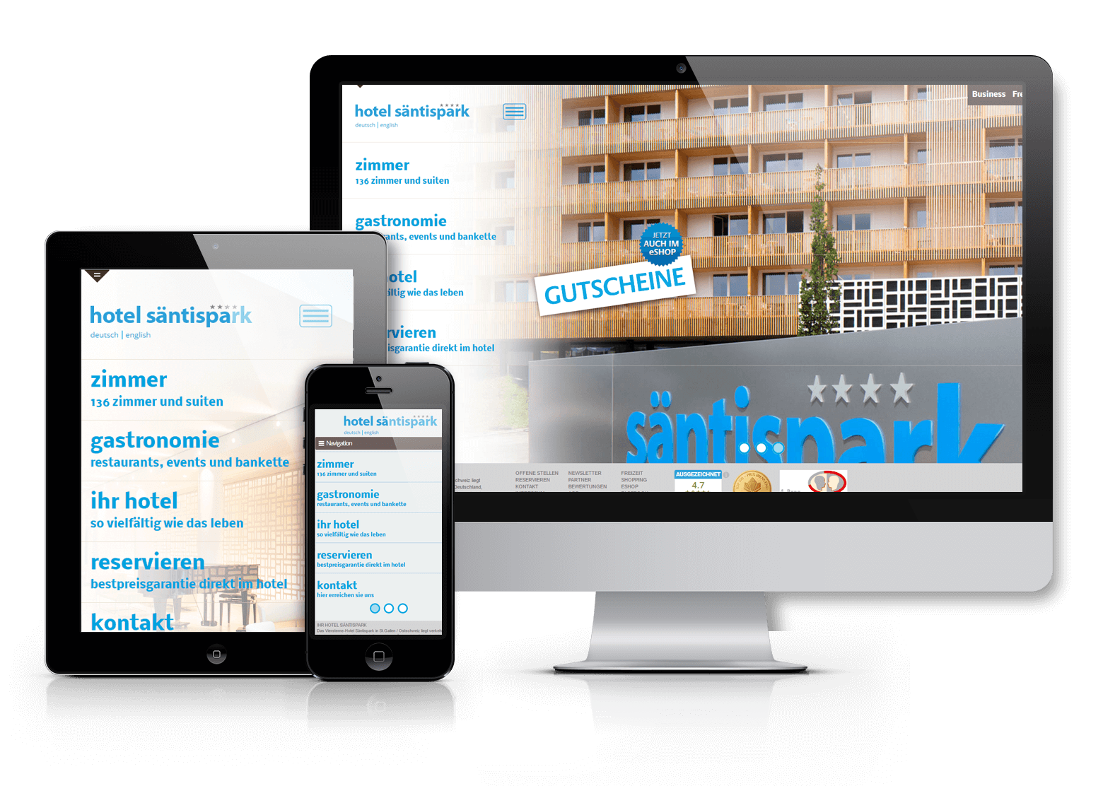 Websit und Online Shop für Migros Ostschweiz