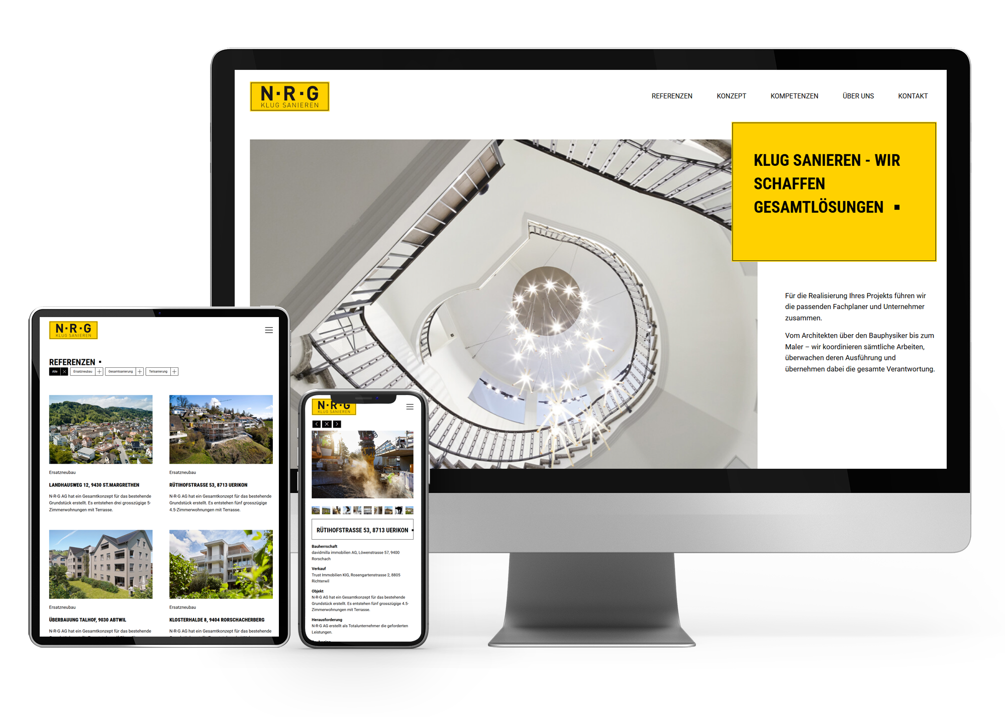 WordPress Website für N-R-G