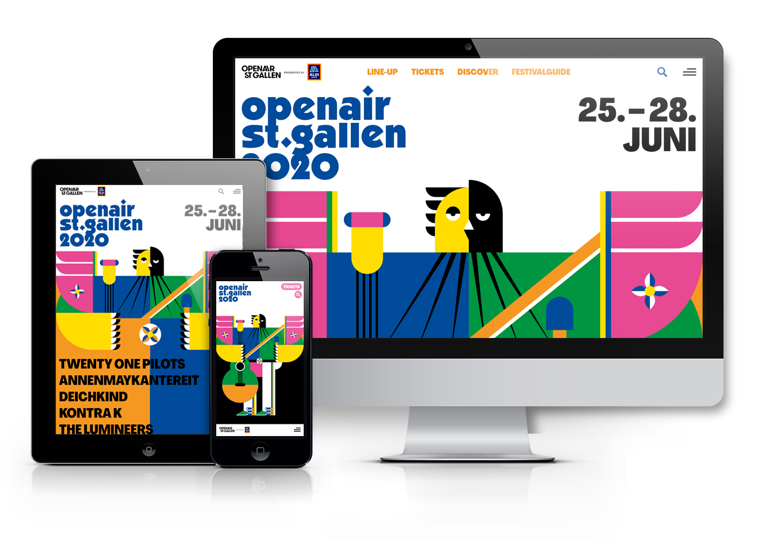 Responsive Website Open Air St.Gallen