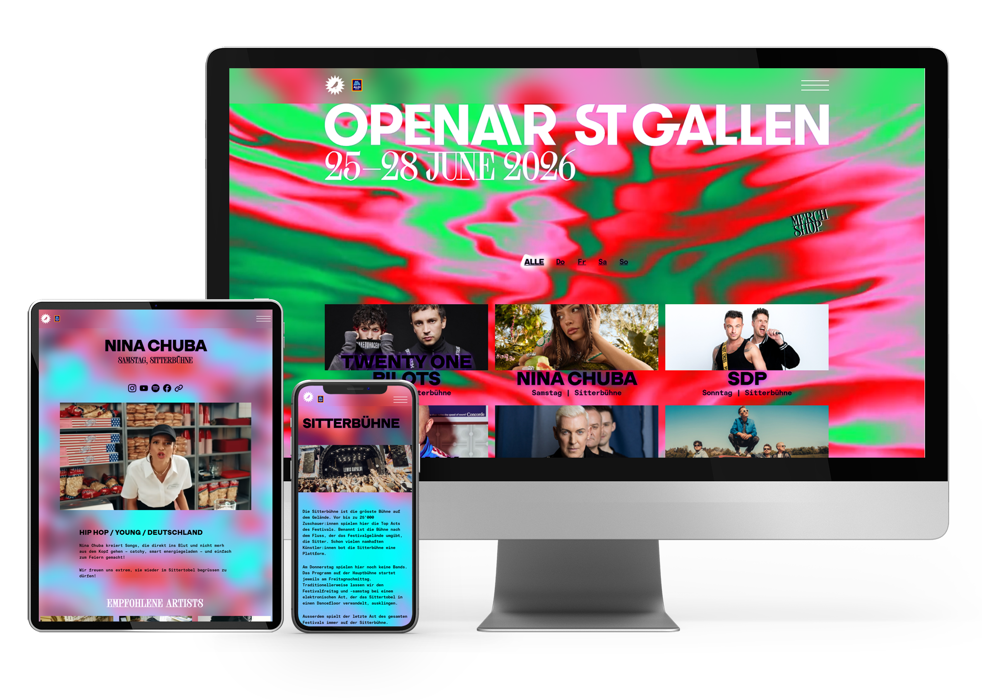 Website OpenAir St.Gallen 2026