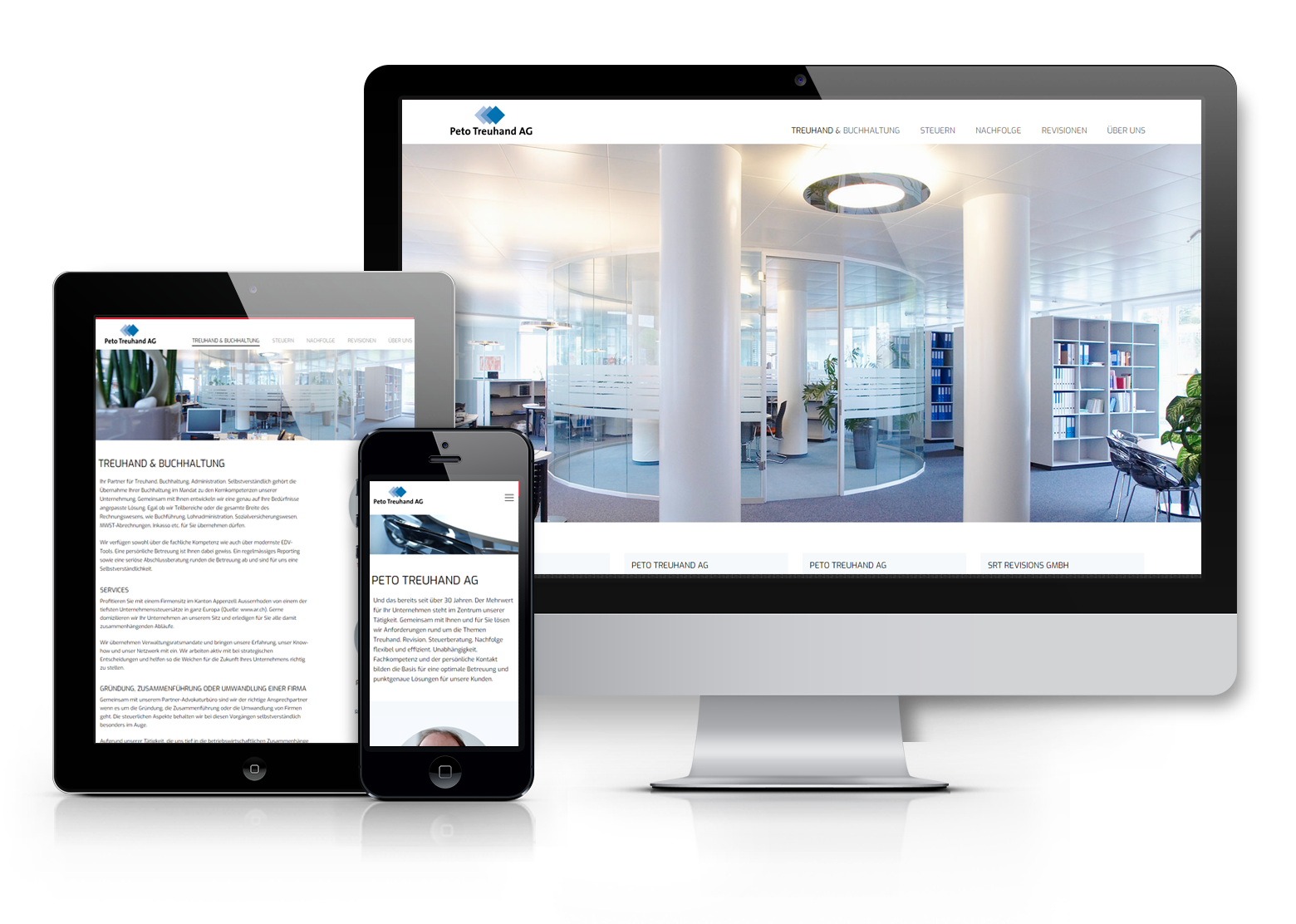 Website mit WordPress für Peto