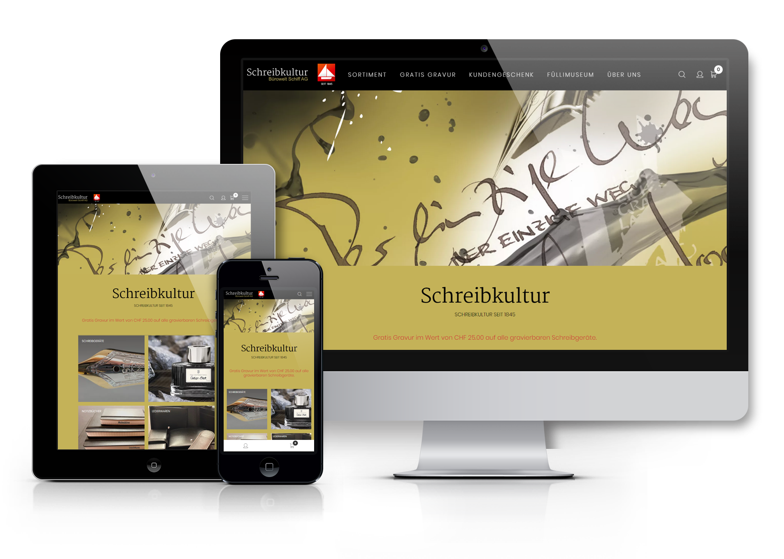 WooCommerce Shop für Schreibkultur