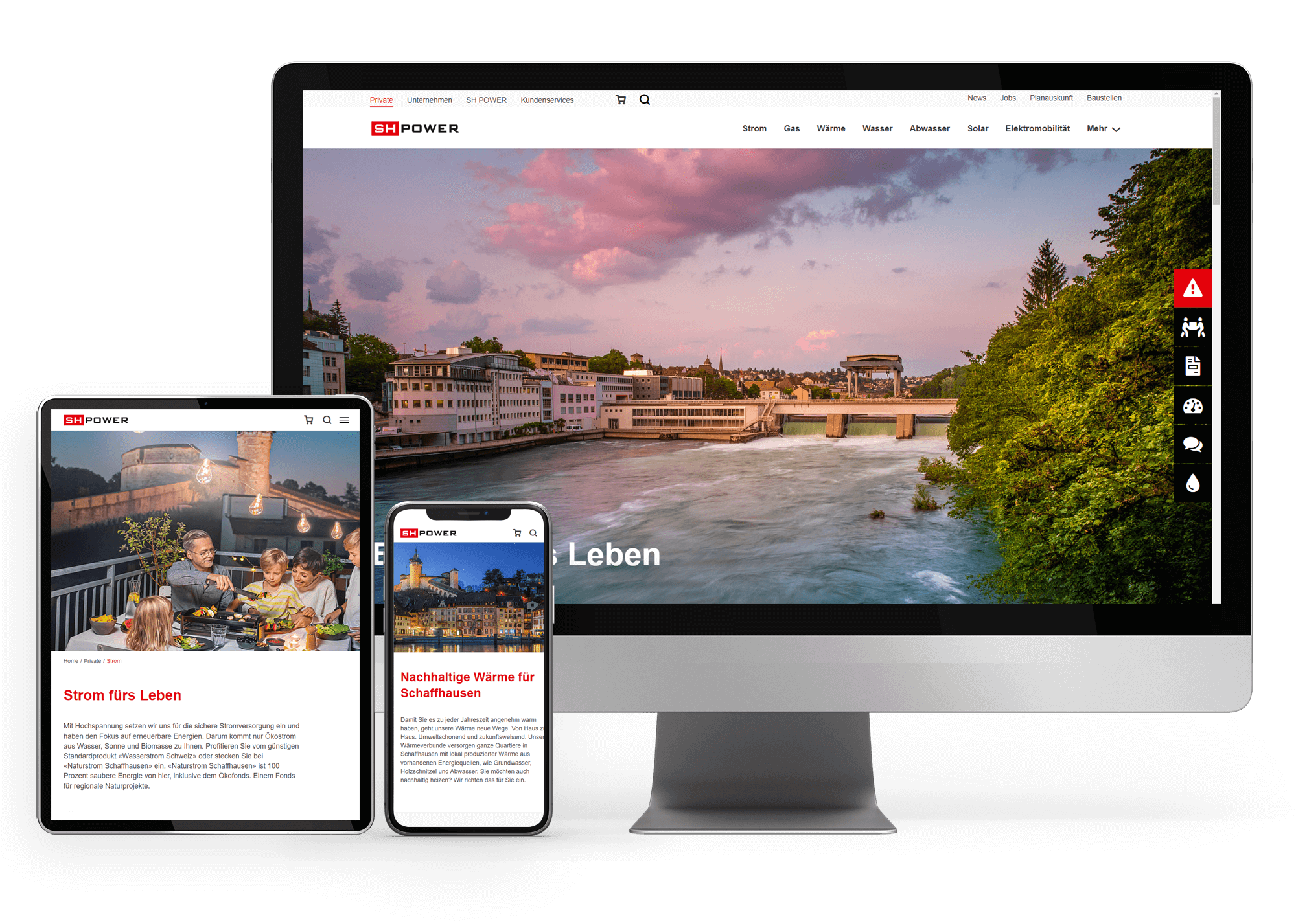 Webdesign und technische Umsetzung für SH Power