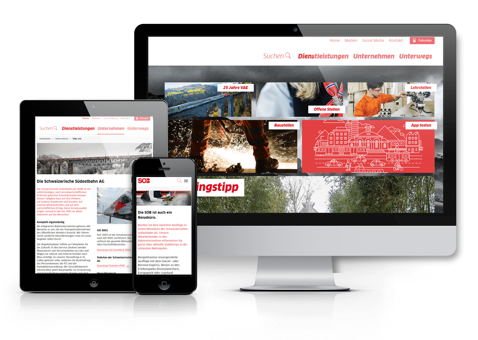 Micro-site für SOB Job