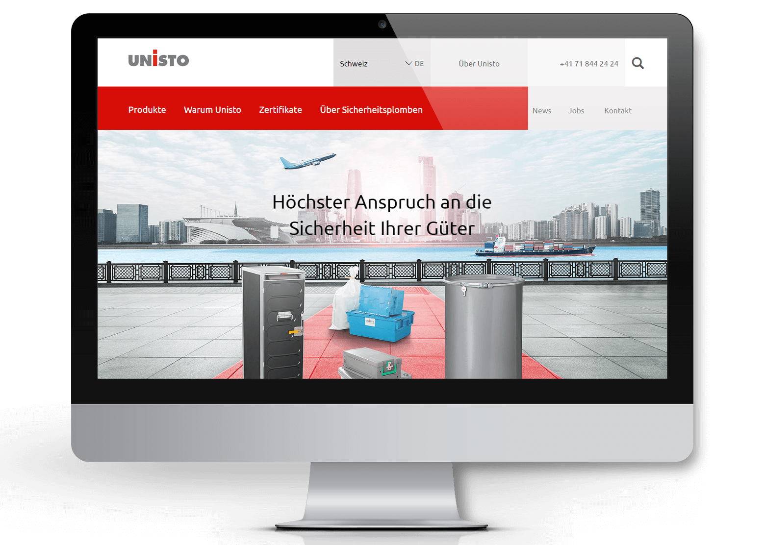 Internationaler Markenauftritt der Unisto AG