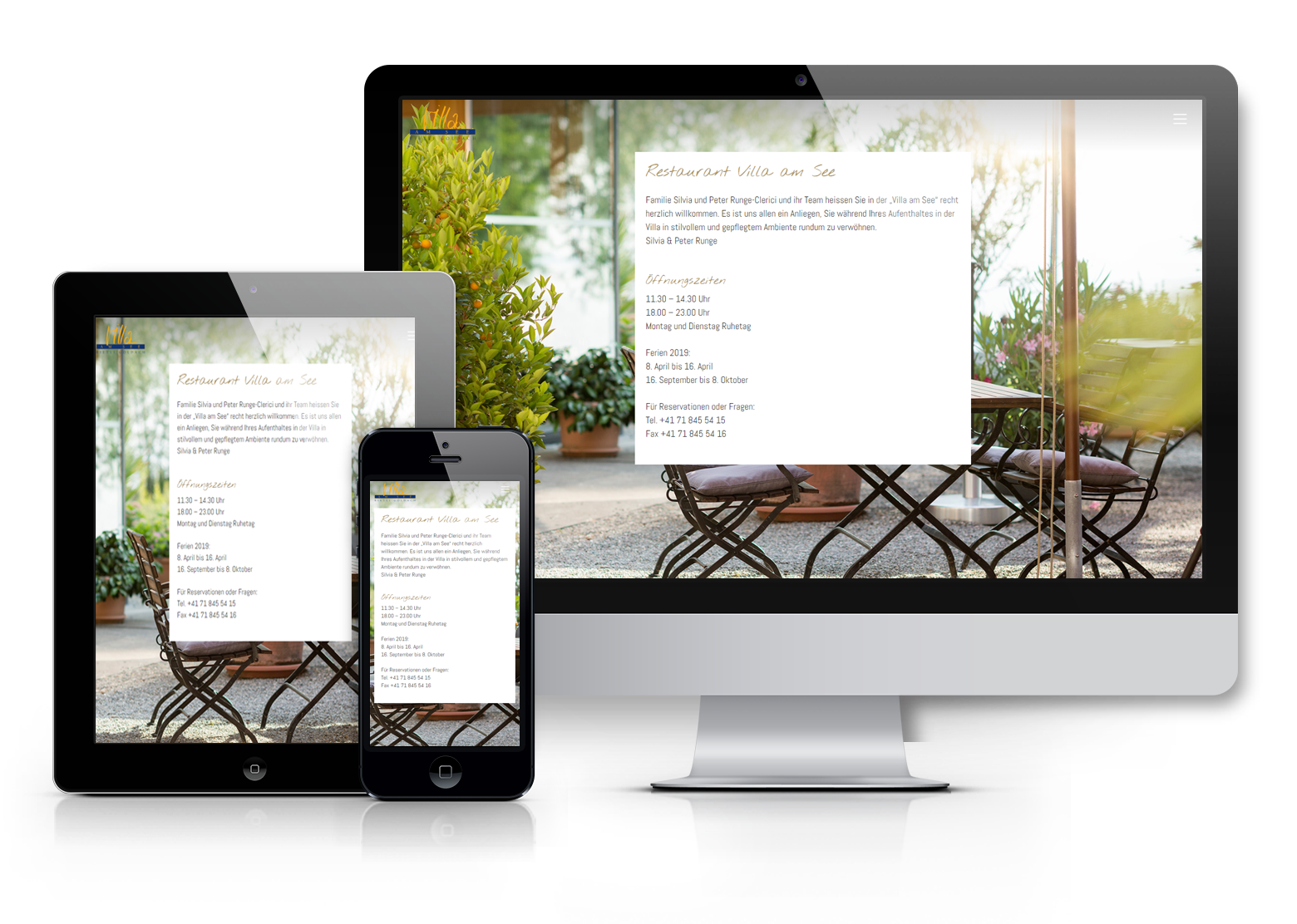 Klein aber Fein - WordPress Lösung für die Villa am See