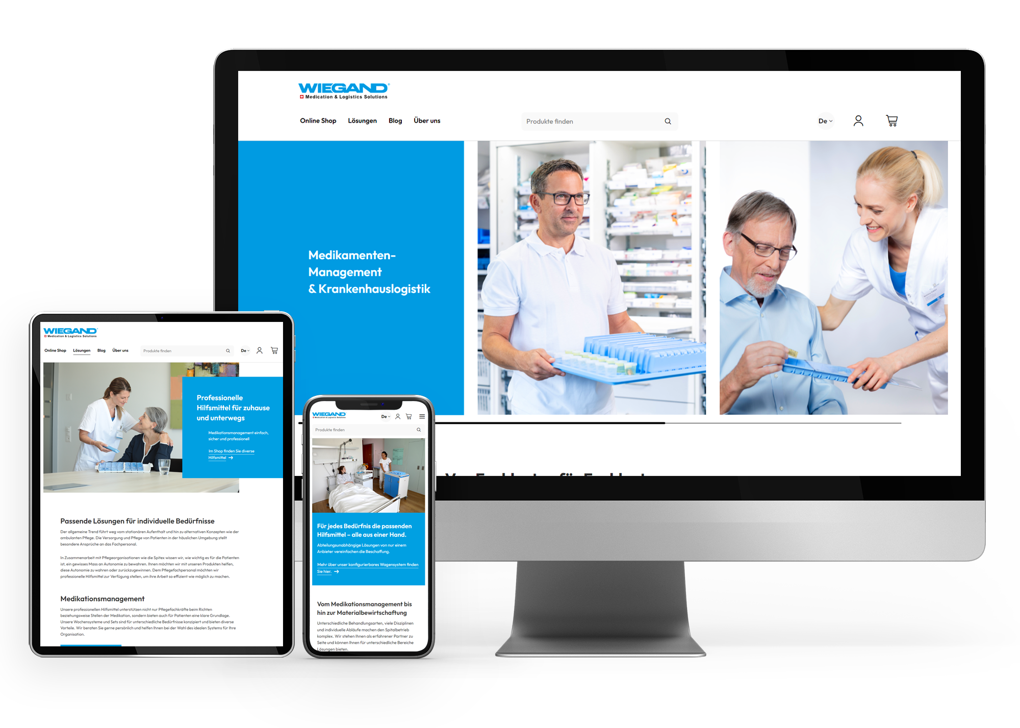 Shopware 6 Online Shop für Wiegand